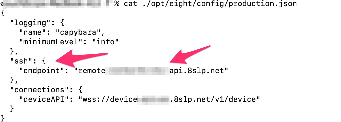 Remote access API in the Eight Sleep Pod firmware