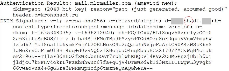 geldige DKIM-handtekening in een spear phishing-e-mail